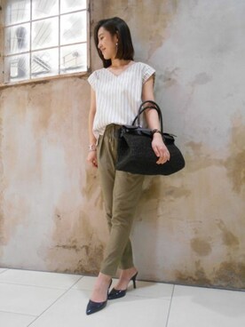 BARNYARDSTORM本部さん（レディース・163cm）の春コーディネート