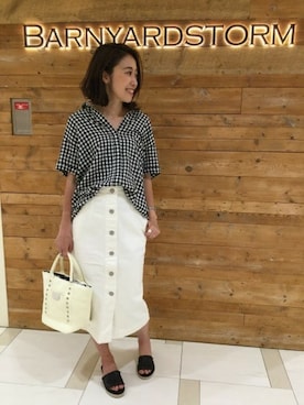 BARNYARDSTORM本部さん（レディース・160cm）の春コーディネート