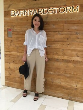 BARNYARDSTORM本部さん（レディース・160cm）の春コーディネート