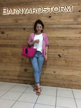 BARNYARDSTORM本部さん（レディース・157cm）の春コーディネート