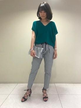 BARNYARDSTORM本部さん（レディース・159cm）の春コーディネート