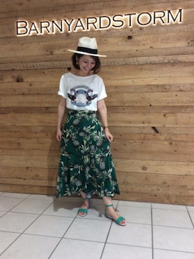 BARNYARDSTORM本部さん（レディース・157cm）の春コーディネート