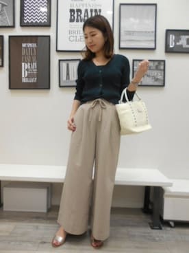 「BARNYARDSTORM（バンヤードストーム）のアイテム（アンサンブル）」を使った、BARNYARDSTORM本部さん（レディース・158cm）の春コーディネート