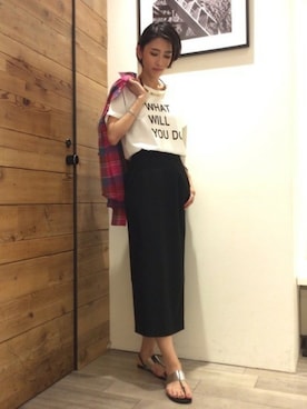 BARNYARDSTORM本部さん（レディース・170cm）の春コーディネート