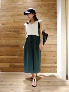 「スカウチョ」｜BARNYARDSTORM本部さん（レディース・163cm）の春コーディネート