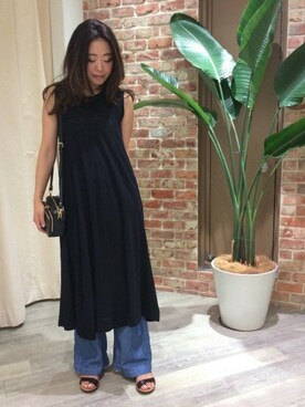 BARNYARDSTORM本部さん（レディース・171cm）の夏コーディネート