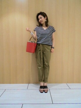 BARNYARDSTORM本部さん（レディース・161cm）の夏コーディネート