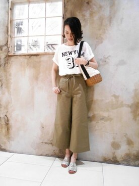 BARNYARDSTORM本部さん（レディース・170cm）の夏コーディネート