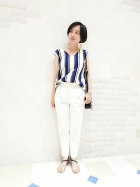 BARNYARDSTORM本部さん(レディース・156cm)の夏コーディネート