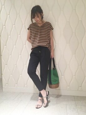 BARNYARDSTORM本部さん（レディース・164cm）の夏コーディネート