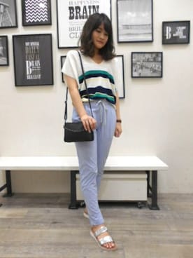 BARNYARDSTORM本部さん（レディース・162cm）の夏コーディネート