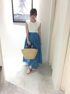 BARNYARDSTORM本部さん（レディース・163cm）の夏コーディネート