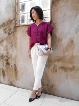 BARNYARDSTORM本部さん(レディース・160cm)の夏コーディネート