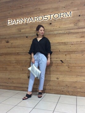 BARNYARDSTORM本部さん（レディース・157cm）の夏コーディネート