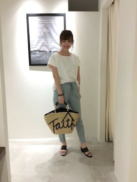 BARNYARDSTORM本部さん（レディース・163cm）の夏コーディネート