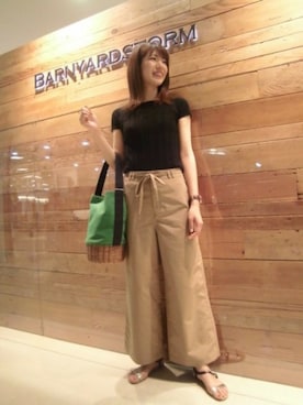 BARNYARDSTORM本部さん（レディース・169cm）の夏コーディネート