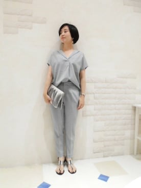 BARNYARDSTORM本部さん（レディース・156cm）の夏コーディネート