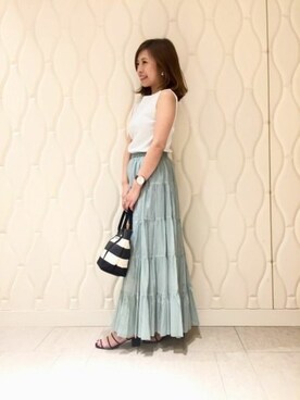 BARNYARDSTORM本部さん(レディース・156cm)の夏コーディネート