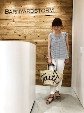 BARNYARDSTORM本部さん(レディース・162cm)の夏コーディネート