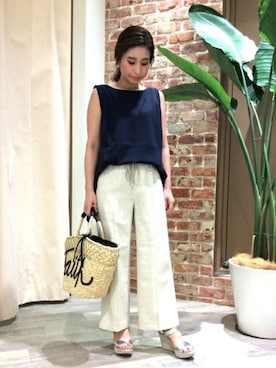 BARNYARDSTORM本部さん(レディース・151cm)の夏コーディネート