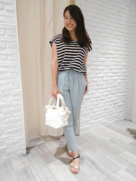 BARNYARDSTORM本部さん（レディース・164cm）の夏コーディネート