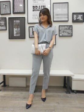 BARNYARDSTORM本部さん（レディース・162cm）の夏コーディネート