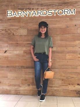 BARNYARDSTORM本部さん（レディース・157cm）の夏コーディネート