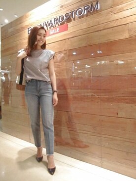 BARNYARDSTORM本部さん（レディース・160cm）の夏コーディネート