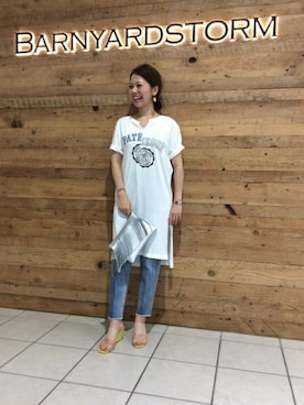 BARNYARDSTORM本部さん(レディース・157cm)の夏コーディネート