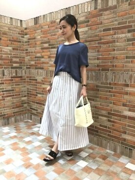 BARNYARDSTORM本部さん(レディース・155cm)の夏コーディネート