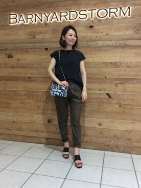 BARNYARDSTORM本部さん(レディース・157cm)の夏コーディネート