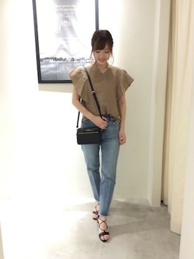 BARNYARDSTORM本部さん（レディース・163cm）の夏コーディネート