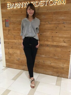 BARNYARDSTORM本部さん(レディース・170cm)の夏コーディネート