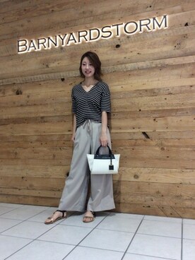 BARNYARDSTORM本部さん(レディース・157cm)の夏コーディネート