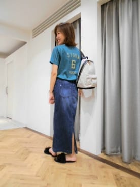 BARNYARDSTORM本部さん（レディース・170cm）の夏コーディネート