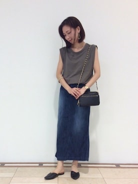 BARNYARDSTORM本部さん（レディース・159cm）の夏コーディネート