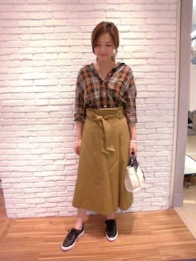 BARNYARDSTORM本部さん（レディース・165cm）の夏コーディネート