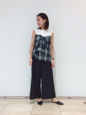 BARNYARDSTORM本部さん（レディース・159cm）の夏コーディネート