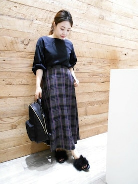 BARNYARDSTORM本部さん(レディース・161cm)の夏コーディネート