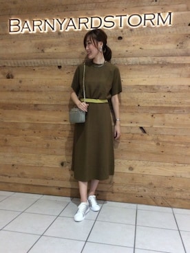 BARNYARDSTORM本部さん(レディース・165cm)の夏コーディネート