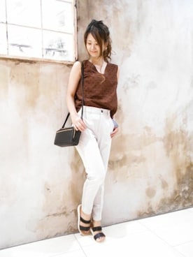 BARNYARDSTORM本部さん(レディース・160cm)の夏コーディネート