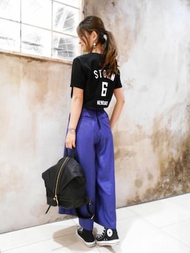 BARNYARDSTORM本部さん（レディース・160cm）の夏コーディネート