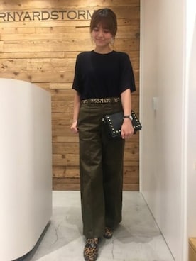 BARNYARDSTORM本部さん(レディース・162cm)の夏コーディネート