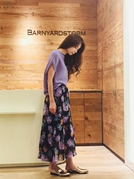 BARNYARDSTORM本部さん(レディース・174cm)の夏コーディネート