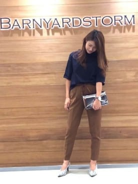 BARNYARDSTORM本部さん(レディース・160cm)の夏コーディネート