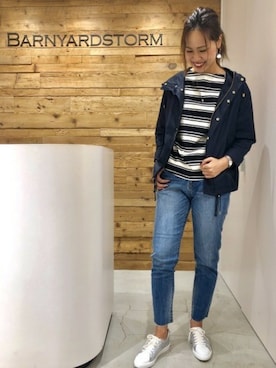 BARNYARDSTORM本部さん（レディース・174cm）の秋コーディネート