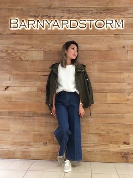BARNYARDSTORM本部さん(レディース・157cm)の秋コーディネート