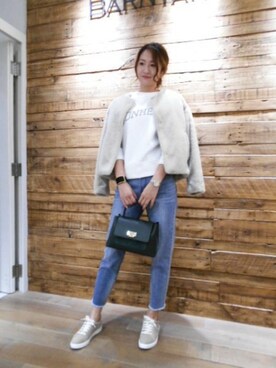 BARNYARDSTORM本部さん(レディース・172cm)の秋コーディネート