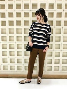 BARNYARDSTORM本部さん（レディース・157cm）の秋コーディネート