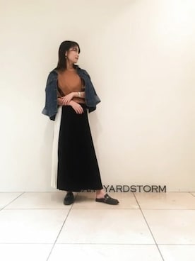 BARNYARDSTORM本部さん（レディース・157cm）の秋コーディネート